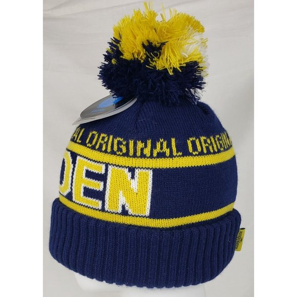 Robin Ruth ~ NWT ~ Sweden Super Chunky Bobble Beanie Hat w/Pompom - Picture 2 of 8